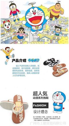 酷恰恰哆啦A夢(mèng)女式拖鞋 防臭防滑的動(dòng)漫休閑之選